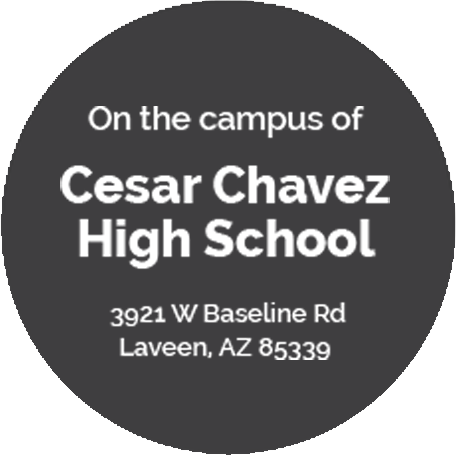 On the campus of Cesar Chavez  High School  3921 W Baseline Rd Laveen, AZ 85339